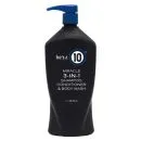 He's A 10 Men's 3-In-1 Daily Shampoo, conditioner & Body Wash 1L